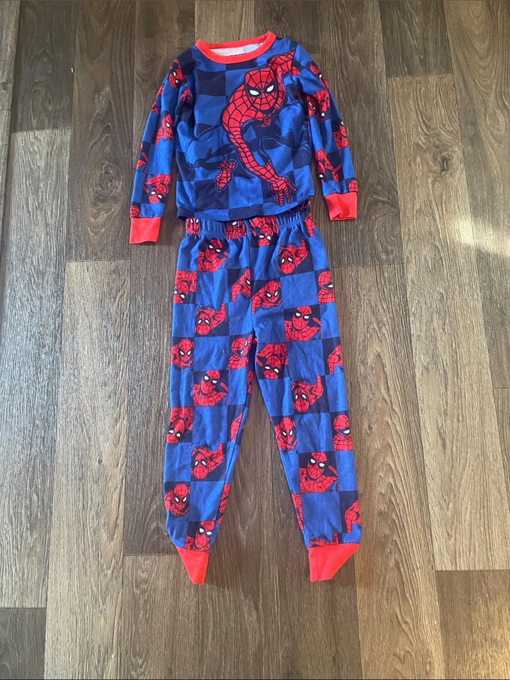 Marvel Spider-Man Blue and Red Kids Pajama Set